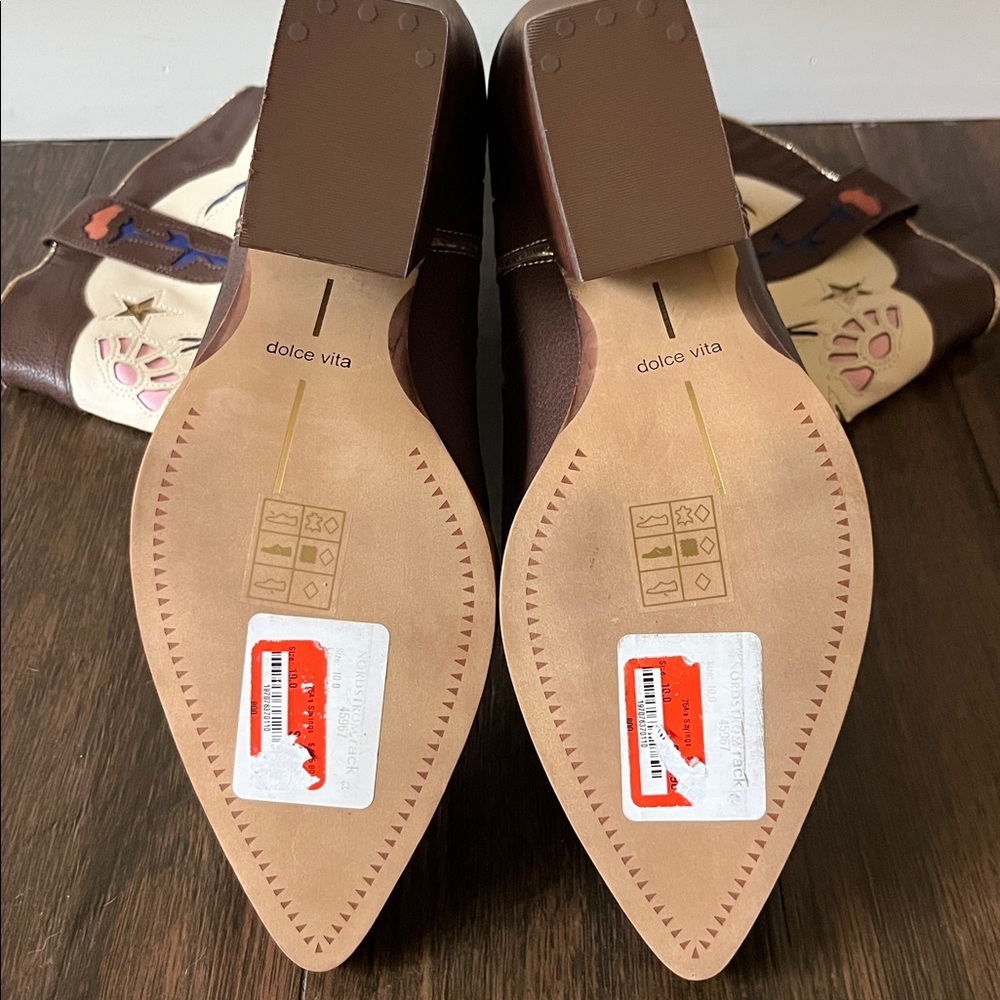NWT Dolce Vita Lassie Leather Cowboy Boots! - Picture 6 of 7